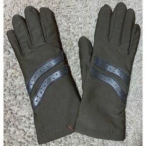 Vtg Hanes Her Way Driving Gloves Ladies Womens Sz M Brown Thinsulate Lined New!